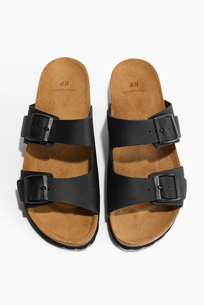 Sandales en cuir