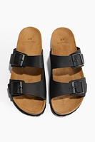 Sandales en cuir
