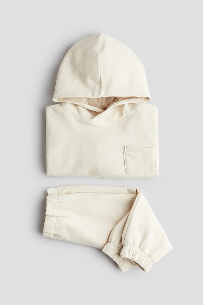 2-piece cotton sweatshirt set