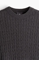 Regular-Fit Cable-Knit Sweater