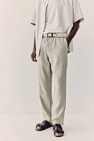 Regular Fit Linen Pants