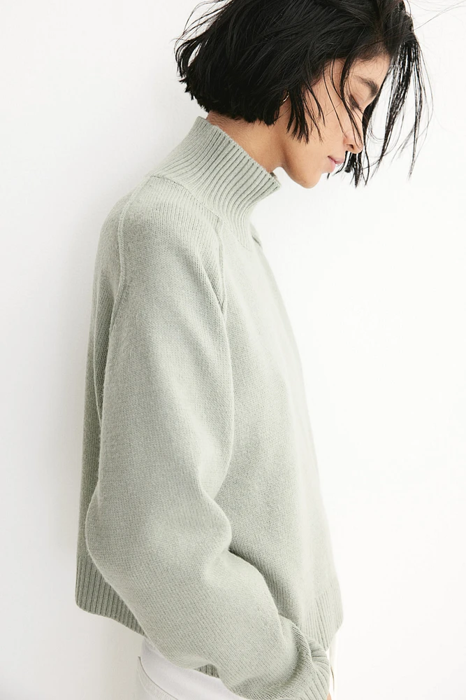 Mock Turtleneck Sweater