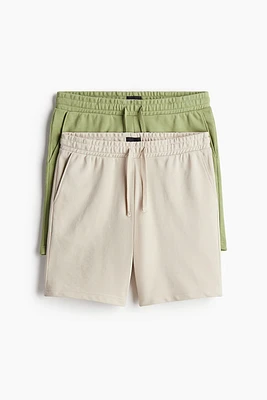 Lot de 2 shorts Coupe Classique en molleton