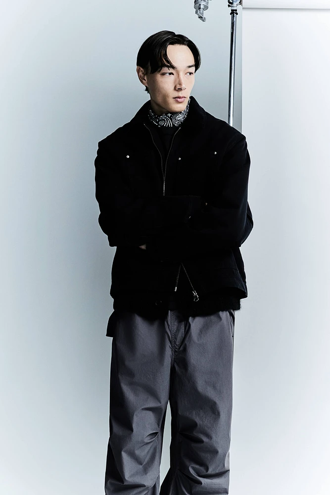 Pantalon parachute flottant
