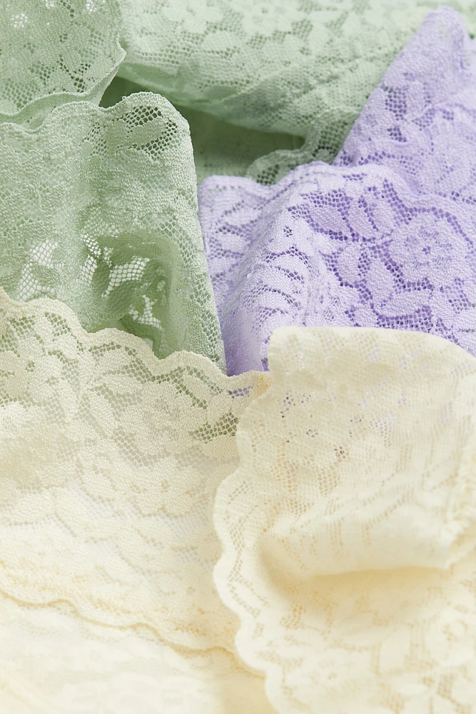 10-pack Lace Thong Briefs