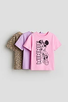 3-pack Printed Jersey Tops