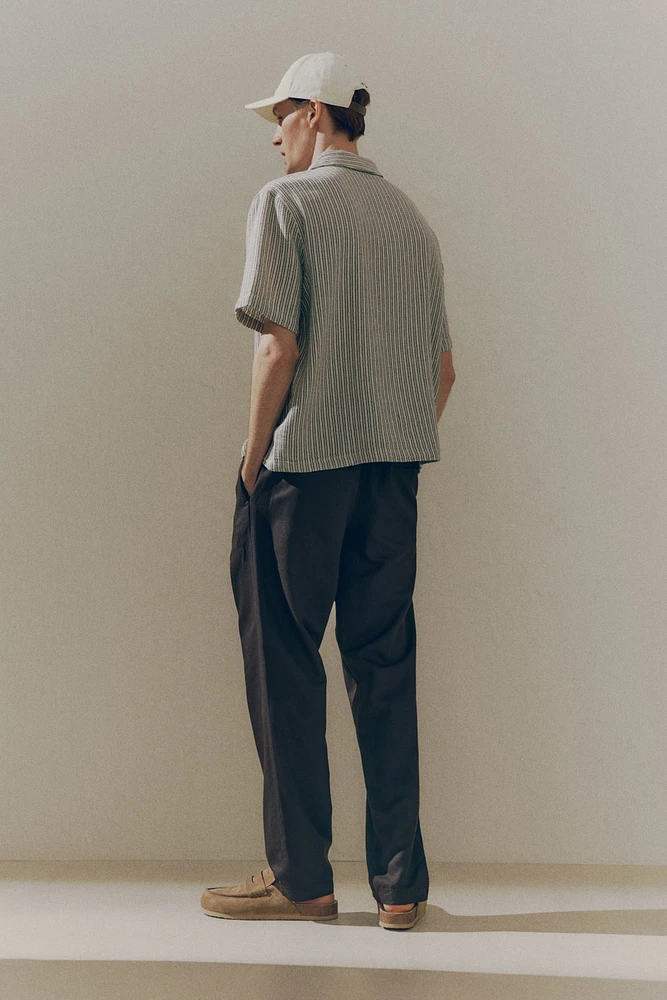 Regular-Fit Textured Resort Shirt