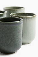 4-pack Stoneware Mugs