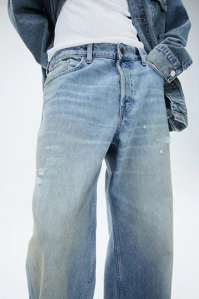 Jean Taille Basse Coupe Ample
