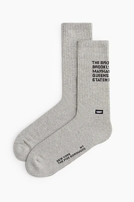 Chaussettes avec motif