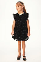 Pleated A-line Dress