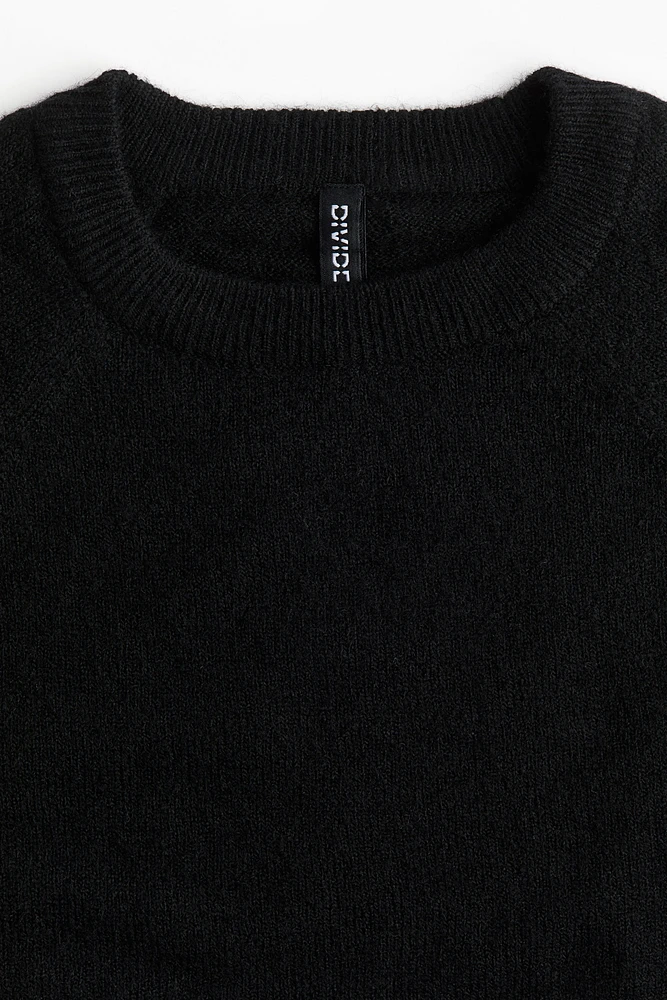 Short Fine-Knit Sweater