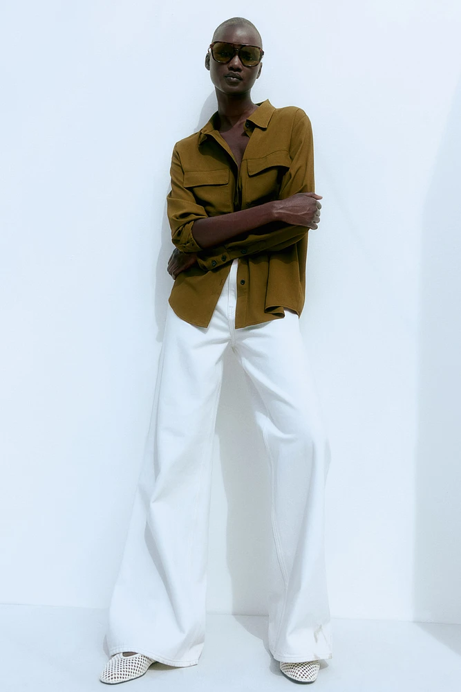 Chemise en crêpe