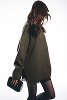 Oversized Turtleneck Sweater