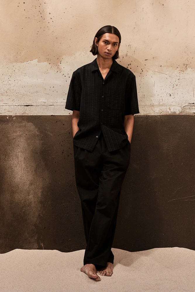 Regular-Fit Textured Resort Shirt