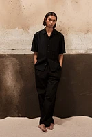 Regular-Fit Textured Resort Shirt