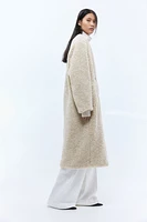 Teddy Fleece Maxi Coat