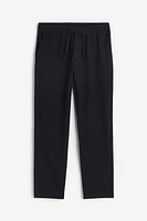 Regular Fit Linen-blend Pants