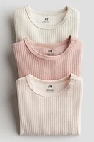 3-pack Ribbed Bodysuits