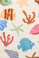 Serviette de bain à motif