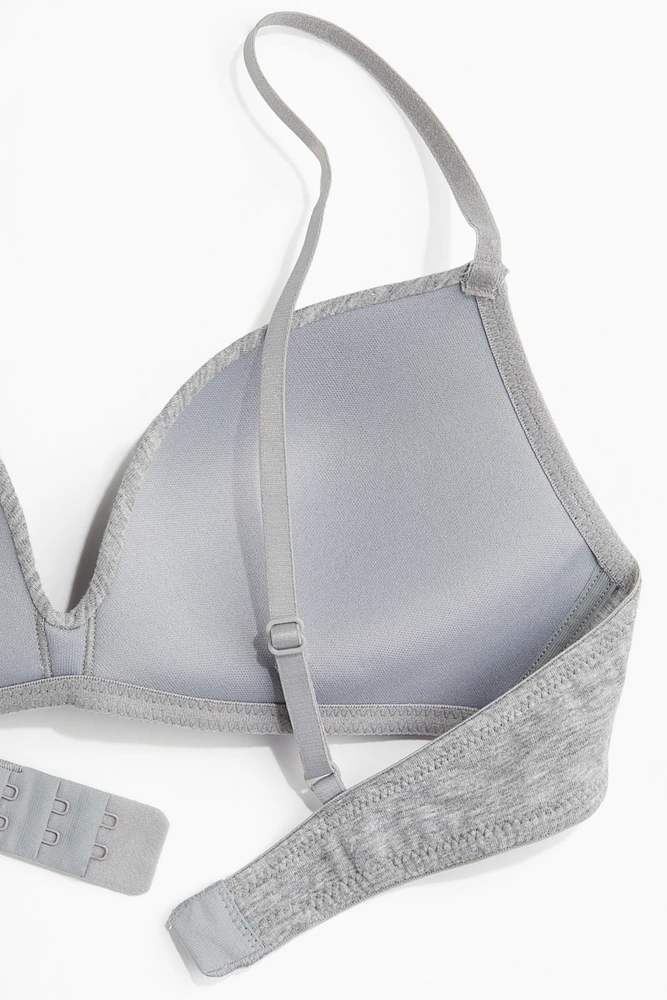 Soft-Cup Cotton Push-Up Bra