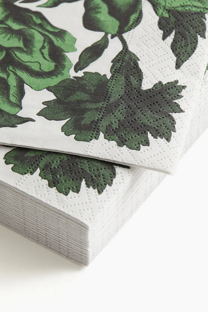 20-pack Patterned Paper Napkins