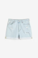 H&M+ Mom Comfort High Denim Shorts