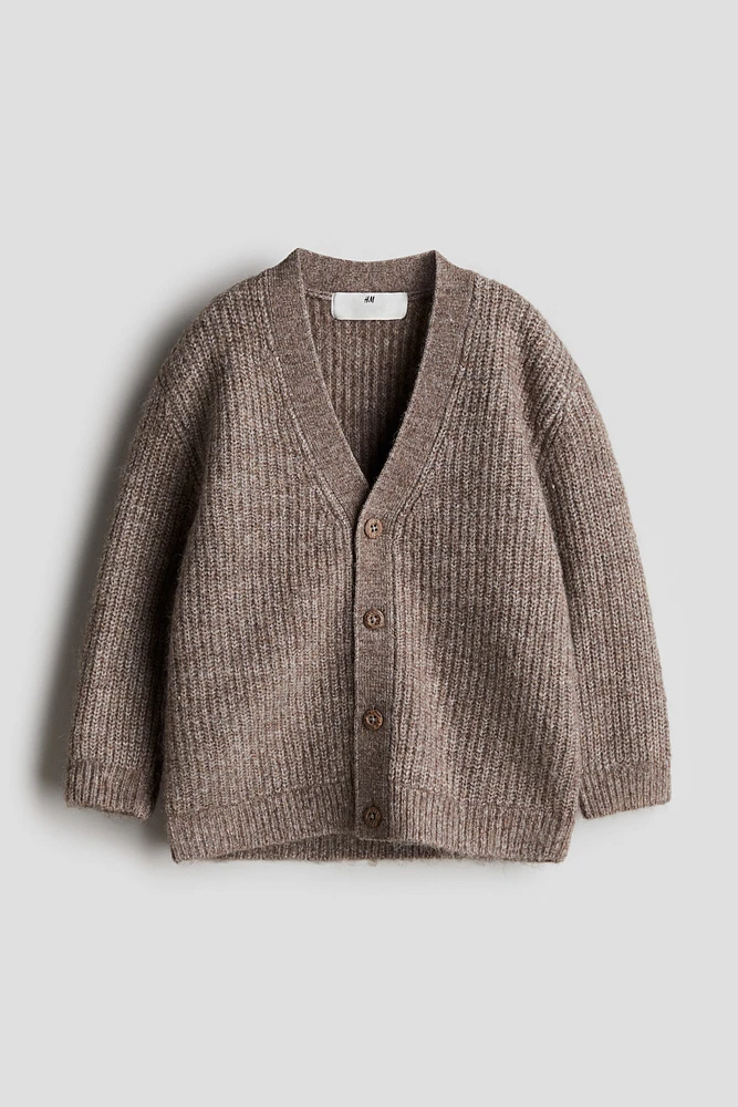 Rib-Knit Cardigan