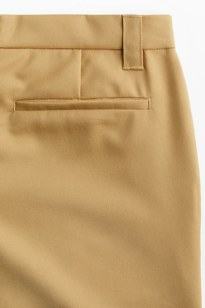 Straight-Cut Dress Pants