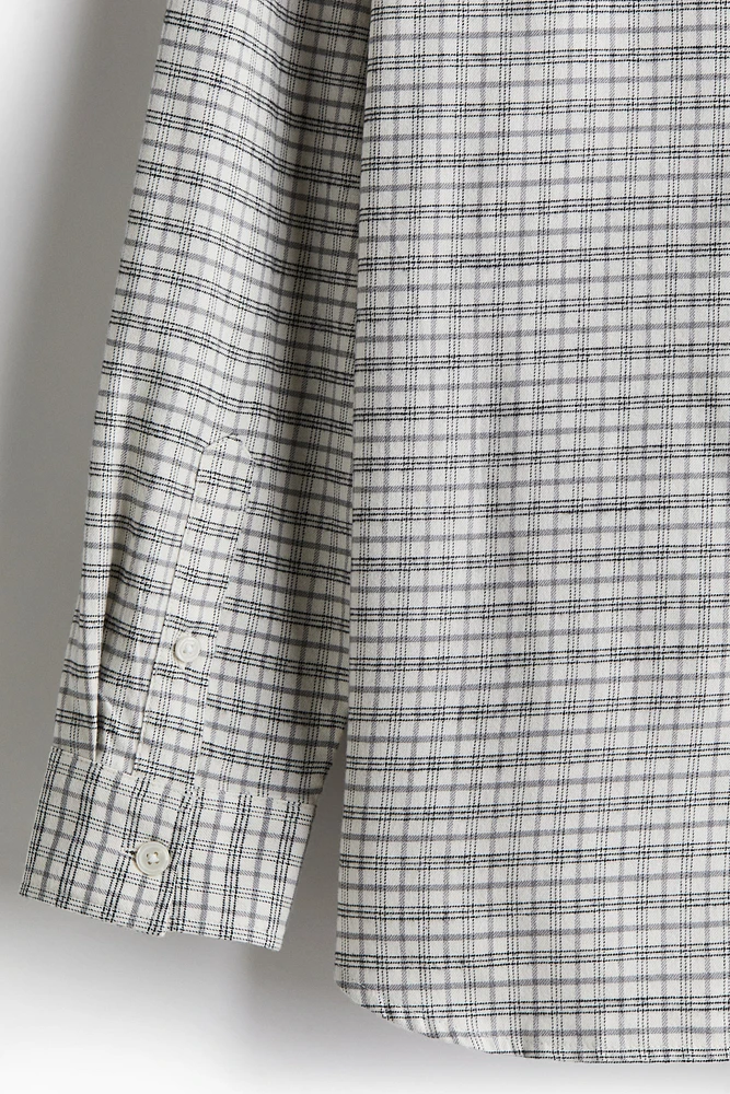 Loose Fit Flannel Shirt