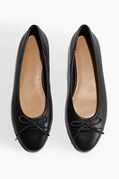 Leather Ballet Flats