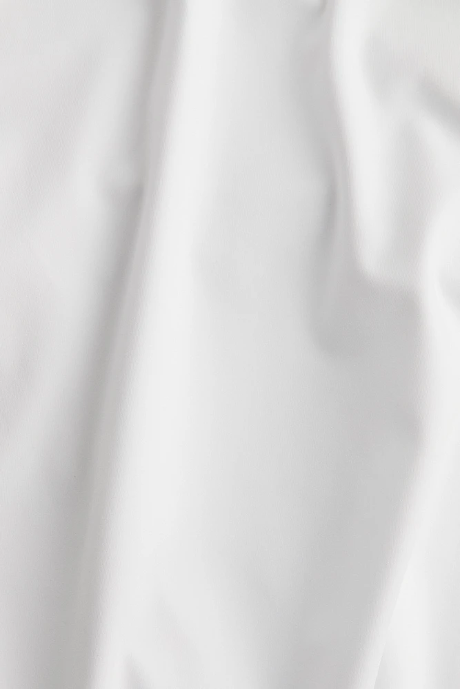 Mock Turtleneck Jersey Top