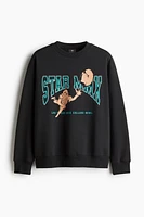Loose Fit Printed Sweatshirt