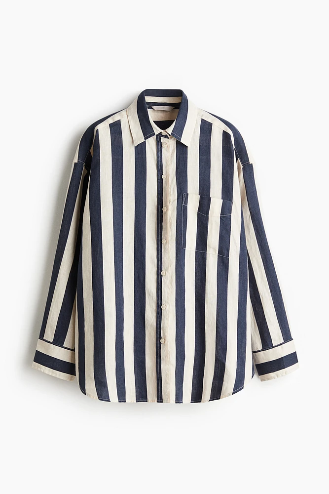 Chemise ample en lin