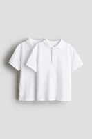 2-pack Cotton Polo Shirts