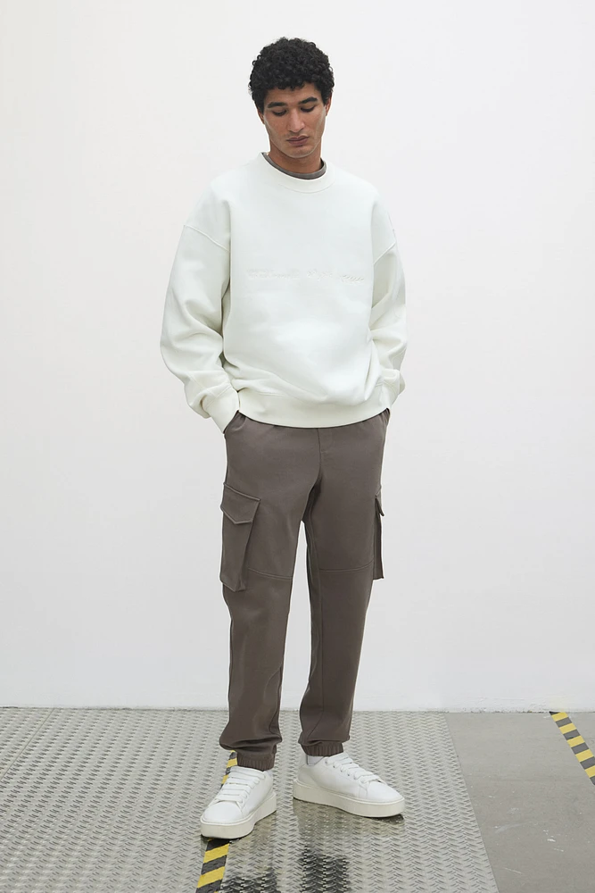Pantalon de jogging cargo près du corps
