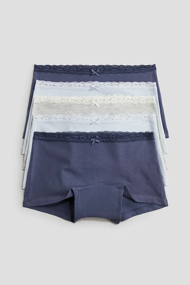 Lot de 5 caleçons boxeurs en coton
