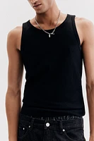 Slim Fit Ribbed Tank Top