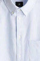 Chemise Oxford classique avec manches courtes