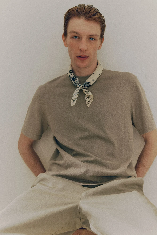Regular-Fit Knit T-Shirt