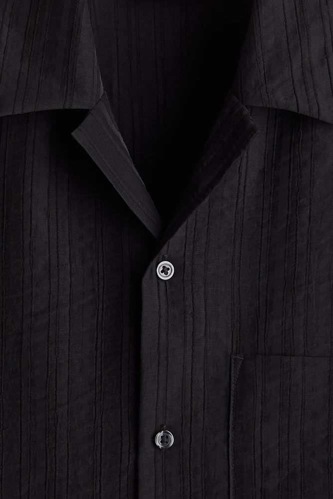Regular-Fit Textured Resort Shirt