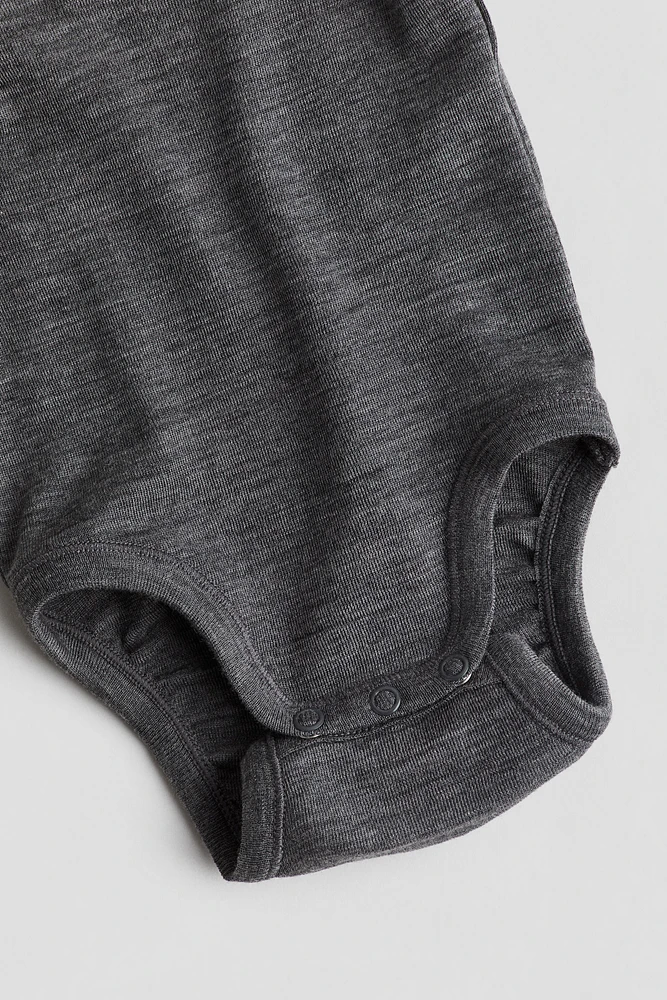 Wool Jersey Bodysuit