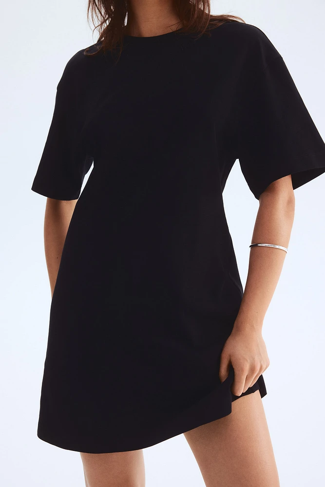 Defined-Waist T-Shirt Dress