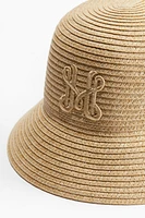 Straw Bucket Hat