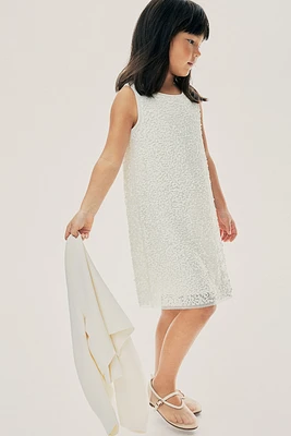 Sequined A-Line Dress