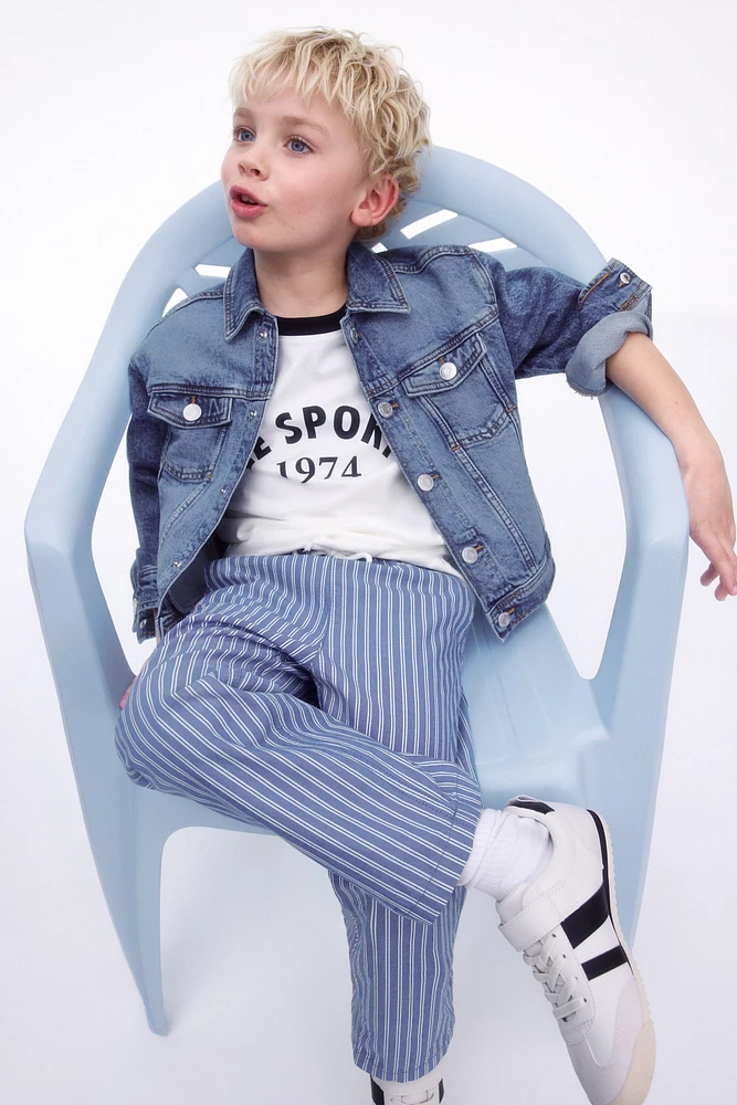 Cotton Poplin Pants
