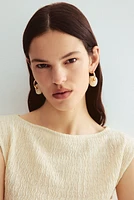 Textured jersey top