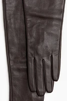 Long Leather Gloves