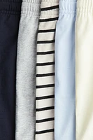 Lot de 5 shorts en jersey coton