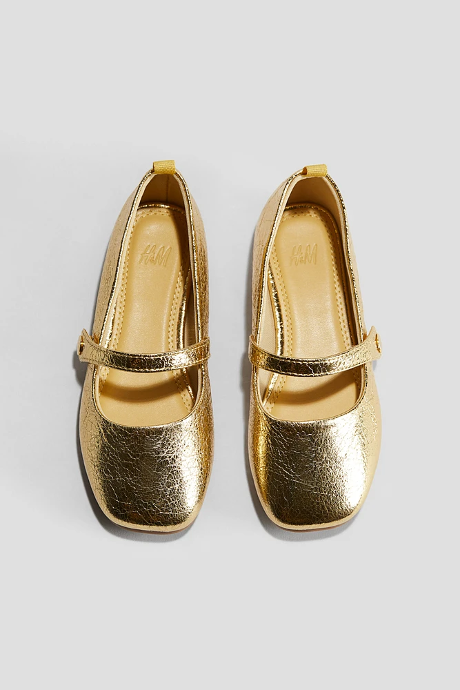 Shimmery Ballet Flats